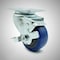 Service Caster 3 Inch SS Blue Polyurethane Swivel Top Plate Caster with Brake SCC-SS20S314-PPUB-BLUE-TLB - alternate 1